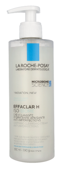 LRP Effaclar H Cleansing Soothing Cream 390 ml