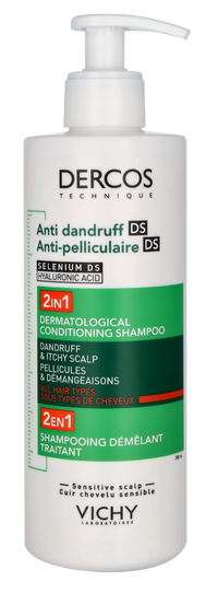 Vichy Dercos Anti-Dandruff 2 In 1 Shampoo 390 ml