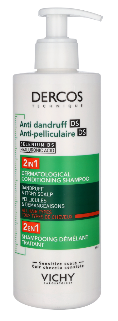 Vichy Dercos Anti-Dandruff 2 In 1 Shampoo 390 ml