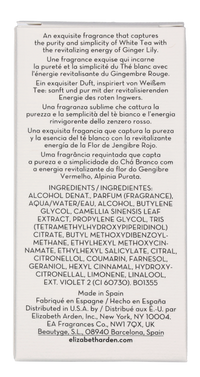 E.Arden White Tea Ginger Lily Edt Spray 30 ml