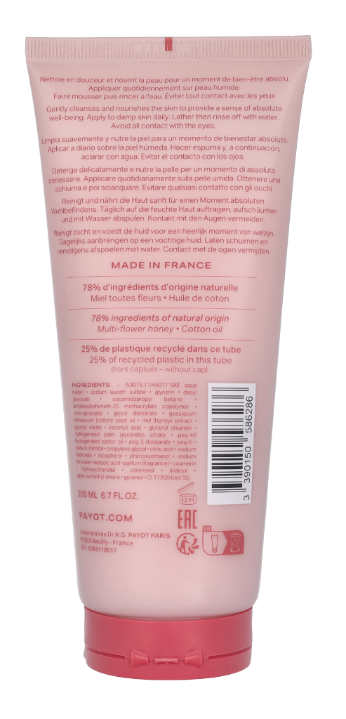 Payot Rituel Corps Nourishing Cleansing Care Shower Cream 200 ml
