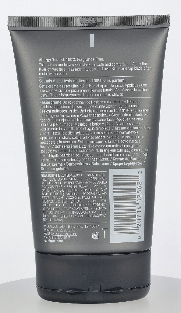 Clinique For Men Cream Shave 125 ml