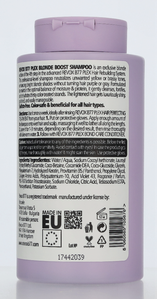 Revox B77 Plex Blonde Boost Shampoo 260 ml