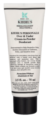 Kiehl's Over & Under Cream-To-Powder Deodorant 75 ml