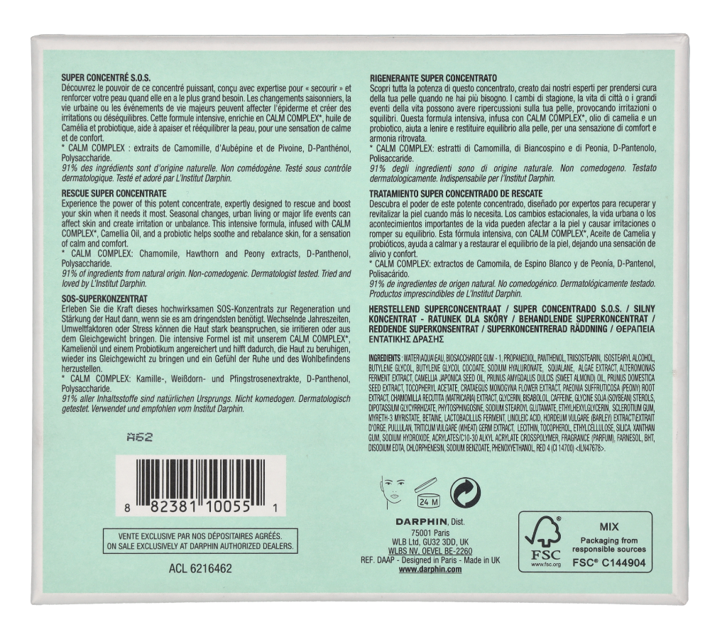 Darphin Intral Rescue Super Concentrate 28ml