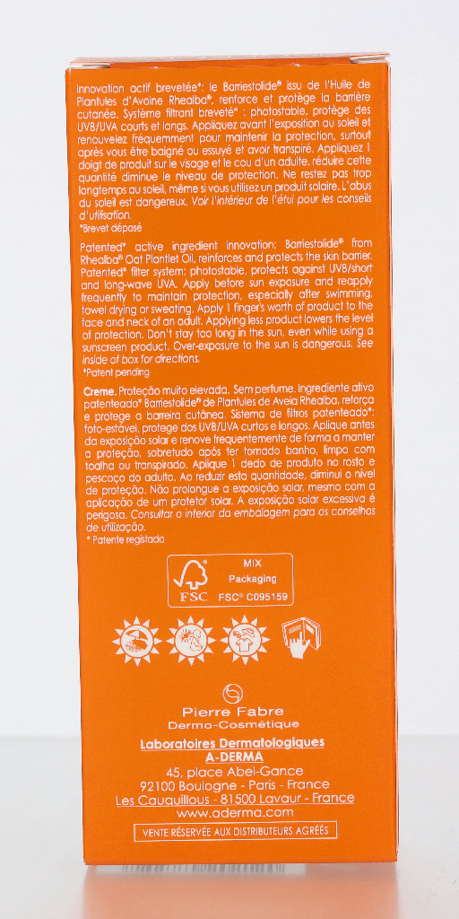 A-Derma Protect Cream SPF50+ 40 ml