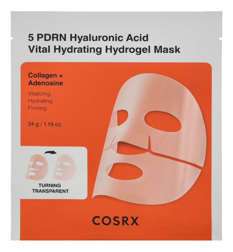 Cosrx 5 PDRN Hyaluronic Acid Vital Hydrating Hydrogel Mask 102 g