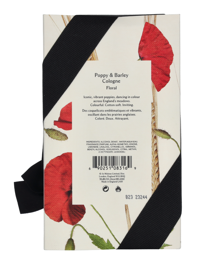Jo Malone Poppy & Barley Edc Spray Pre-Pack 100 ml
