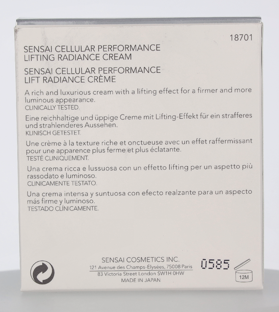 Sensai CP Lifting Radiance Cream 40 ml
