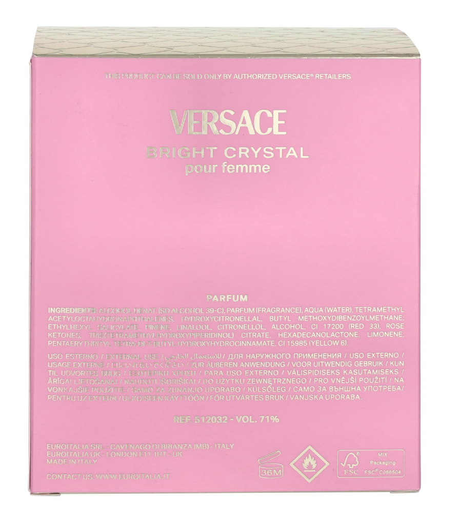 Versace Bright Crystal Parfum Spray