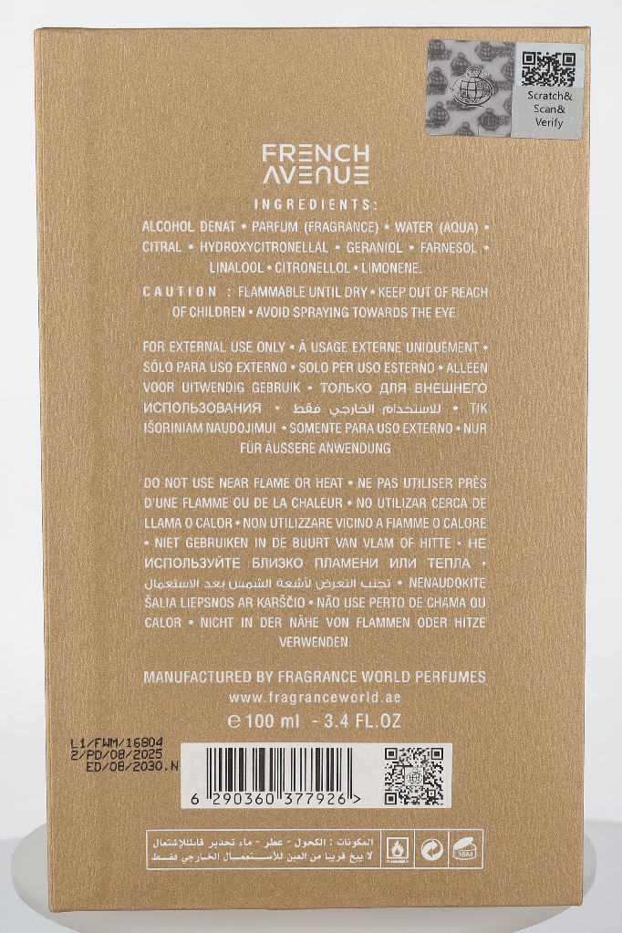 French Avenue Pinnace Oryn Edp Spray 100 ml