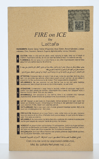 Lattafa Fire On Ice Edp Spray 100 ml