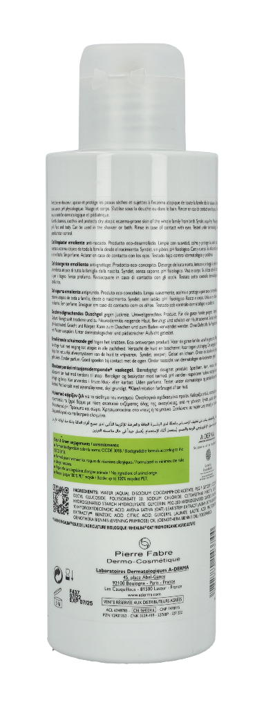 A-Derma Exomega Control Emollient Foaming Gel