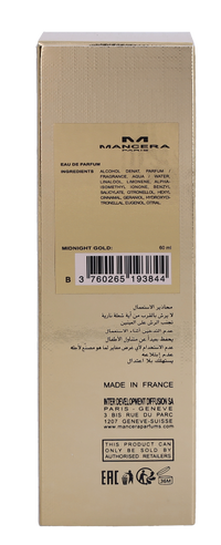Mancera Midnight Gold Eau de parfum Spray