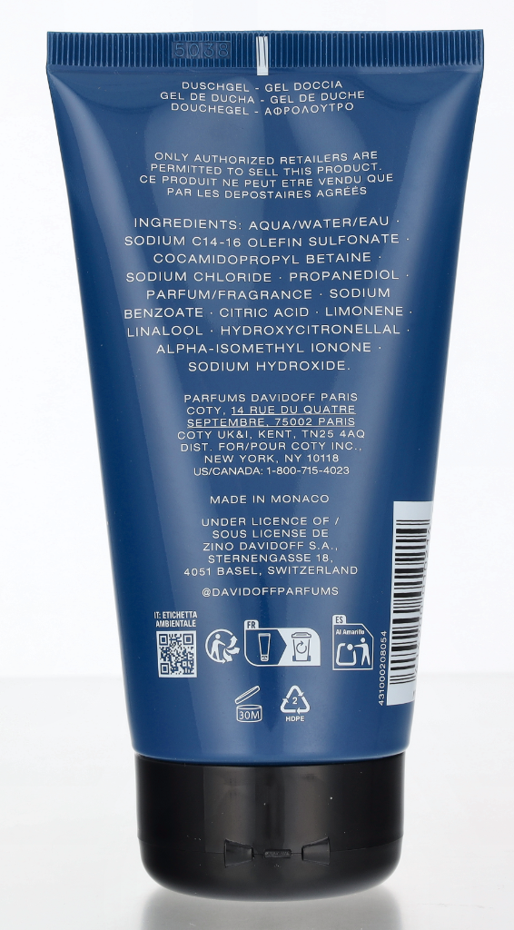 Davidoff Cool Water Man Shower Gel 150ml