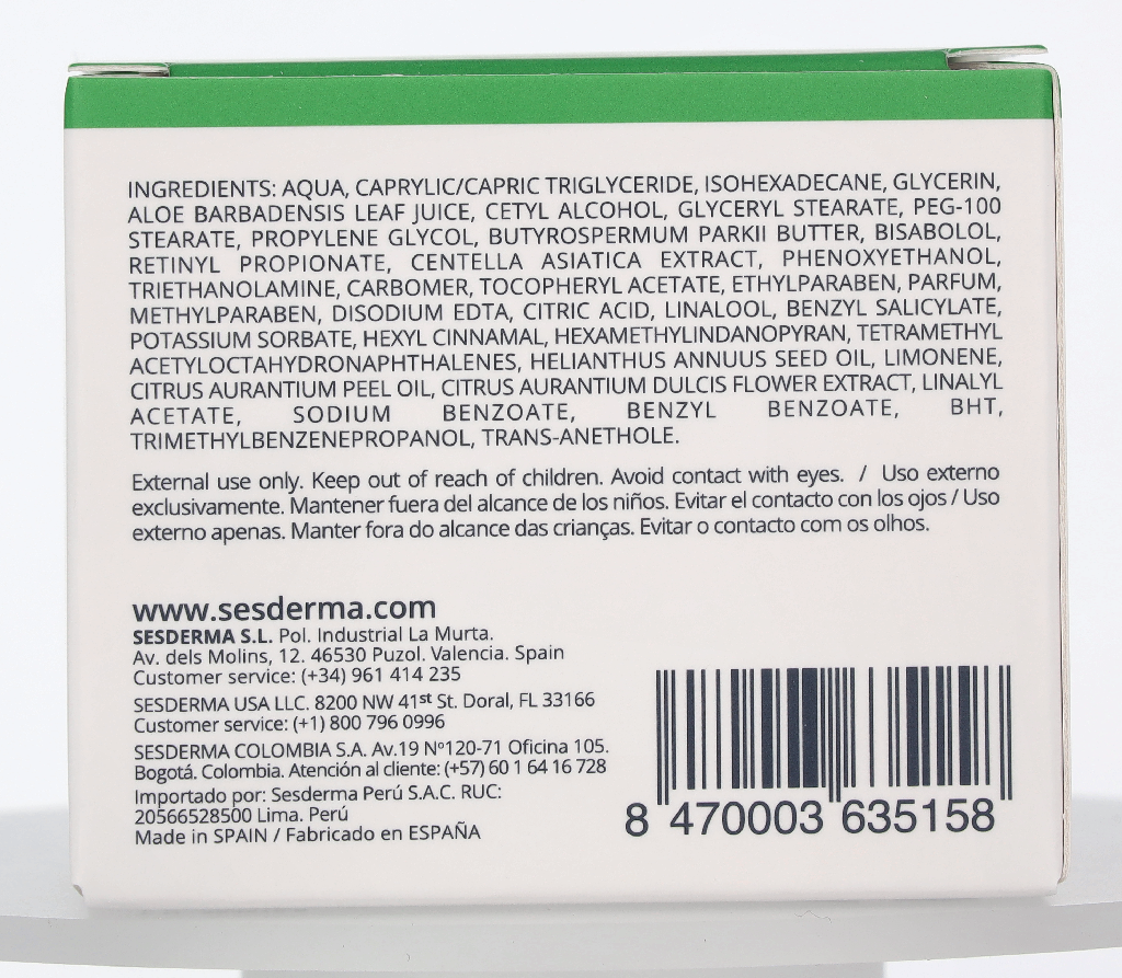 Sesderma Hidraloe Moisturizing Facial Cream 50 ml