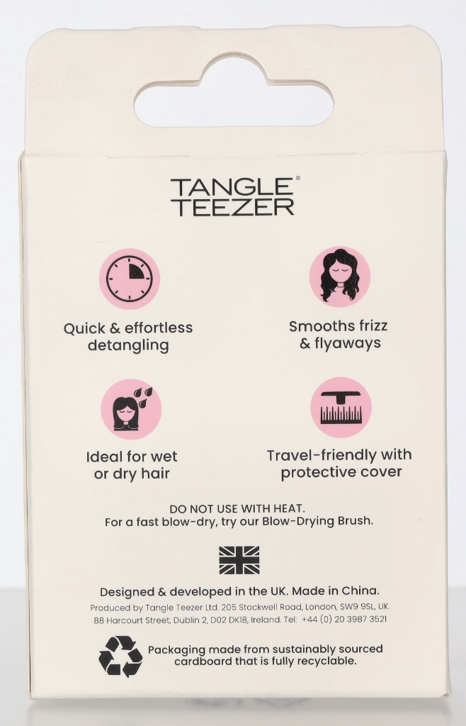 Tangle Teezer Compact Styler Detangling Hair Brush 1 stuk