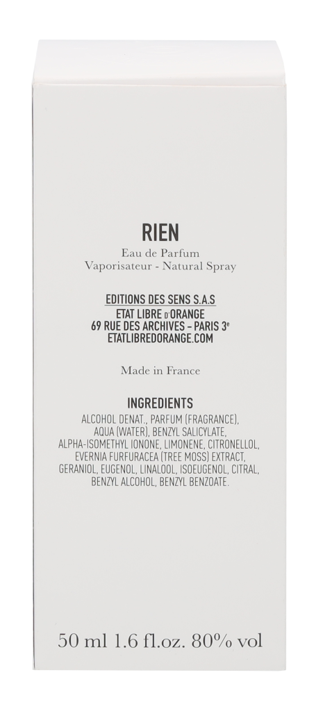Etat Libre D'Orange Rien Edp Spray 50 ml