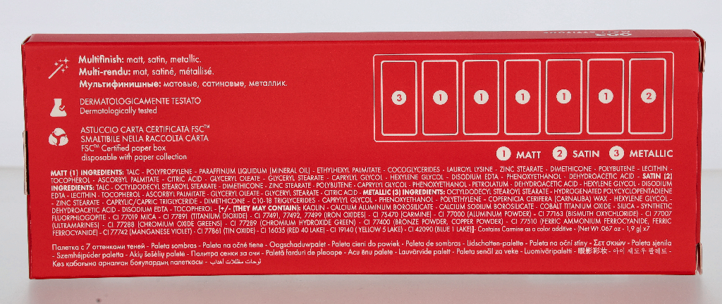 Pupa Make Up Stories Comp. 7 Multi-Finish Eyeshadow Palette 13.30 g
