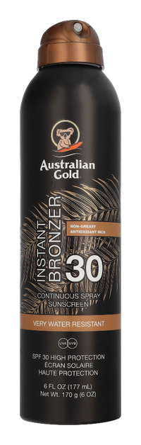 Australian Gold Instant Bronzer Continuous Spray SPF30 177 ml