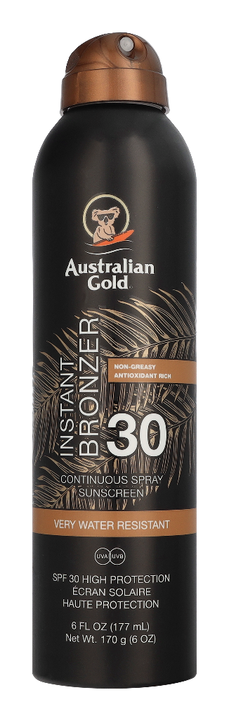 Australian Gold Instant Bronzer Continuous Spray SPF30 177 ml