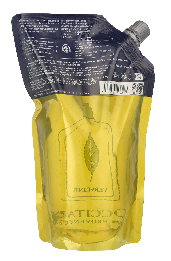 GEL DOUCHE AGRUMES - / 3 - RECH GEL DOUCHE VERVEINE - / 3 - ECO RECH  500ml 500 ml