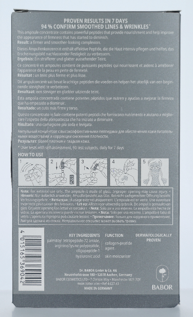Babor Lifting Rejuvenation Ampoule Serum Concentrate 14 ml