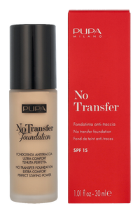 Pupa No Transfer Foundation SPF15 30 ml