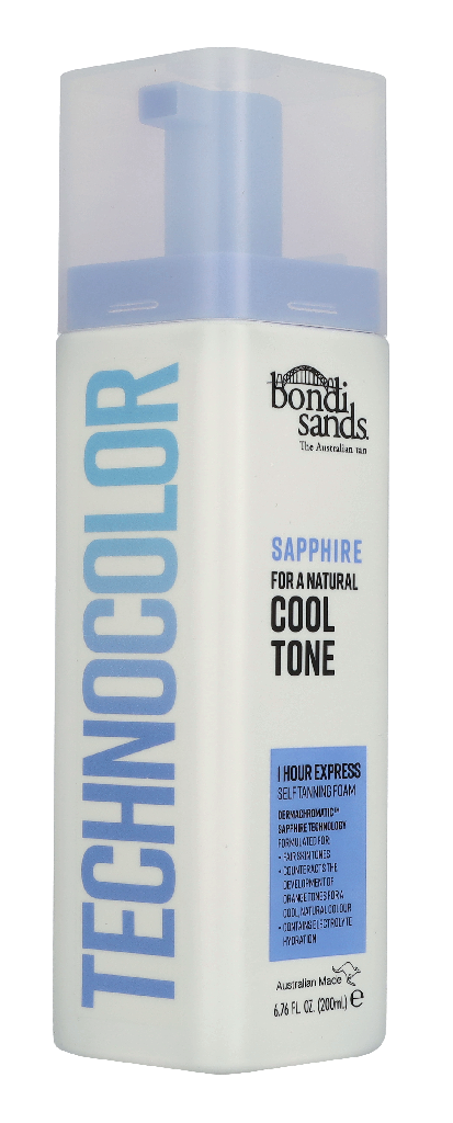 Bondi Sands Technocolour Sapphire Self Tanning Foam 200 ml