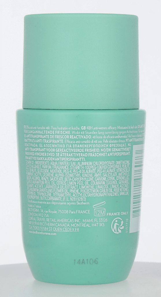Biotherm Homme Aquapower Deo Roll-On