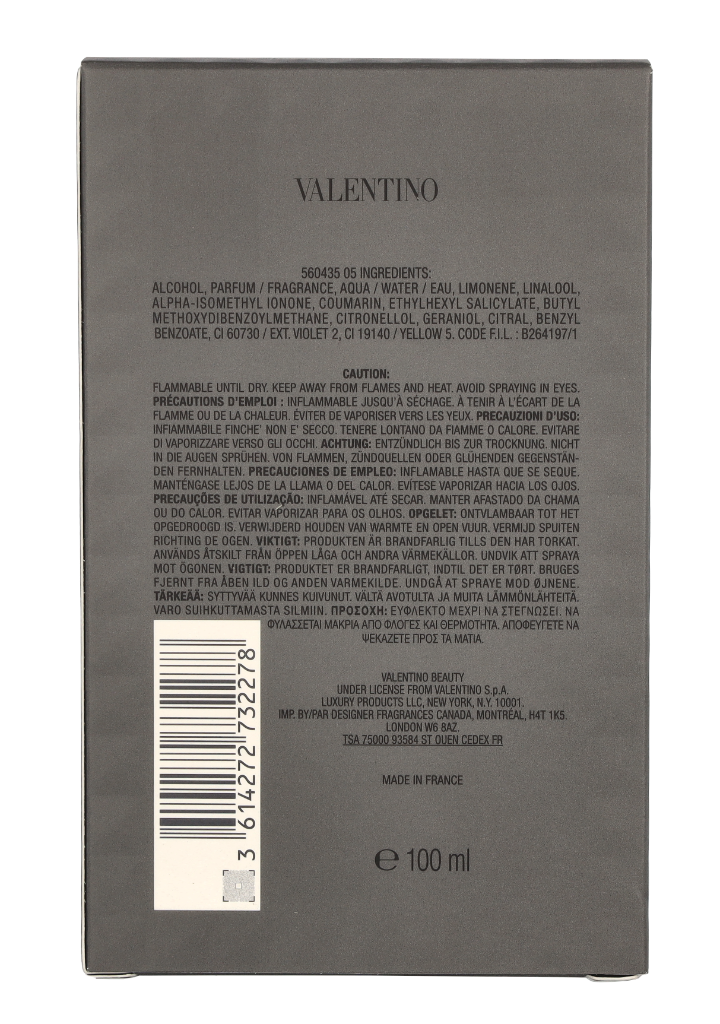 Valentino Uomo Intense Edp Spray