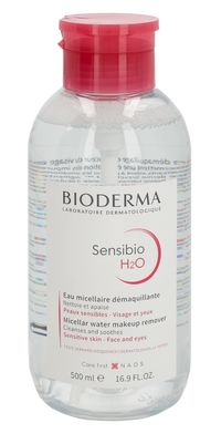 Bioderma Sensibio H2O Make-Up Removing Micellair Solution With Pump 500 ml