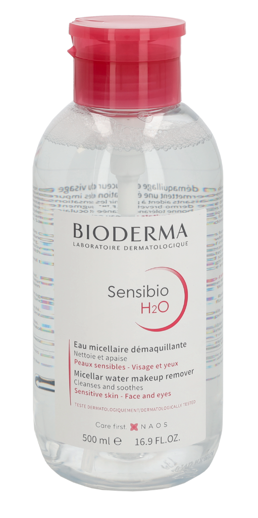 Bioderma Sensibio H2O Make-Up Removing Micellair Solution With Pump 500 ml