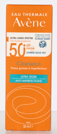 Avene Cleanance Solar SPF50+ 50 ml