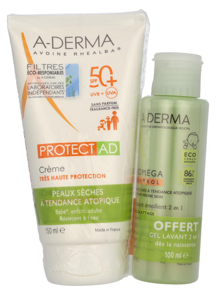 A-Derma Protect AD Cream SPF50+ Set 250 ml