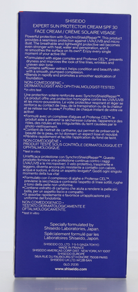 Shiseido Expert Sun Protector Face Cream SPF30 50 ml