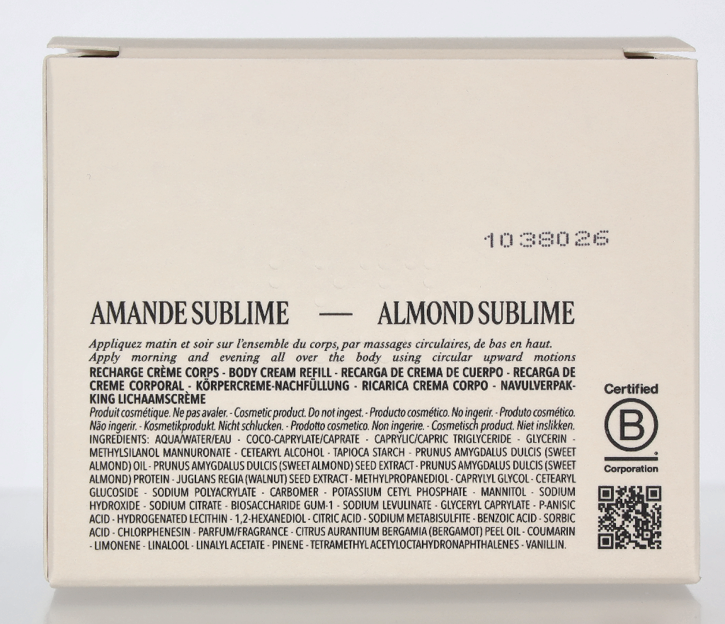 L'occitane Almond Body Cream Refill 200 ml