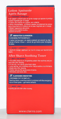 CLARINSMEN LOTION APRES-RASAGE APAISANTE - FL LOTION APAISANTE APRES RASAGE - FL 100ml 100 ml