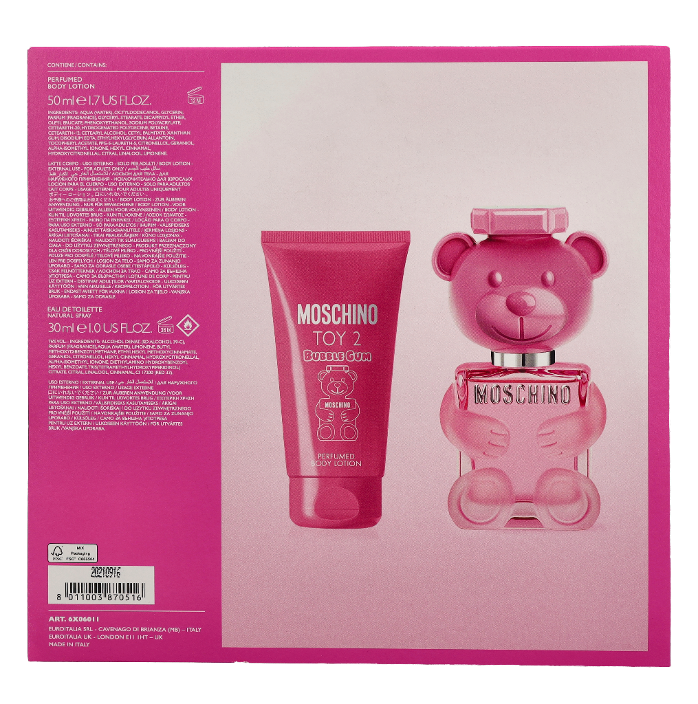 Moschino Toy 2 Bubble Gum Giftset 80 ml