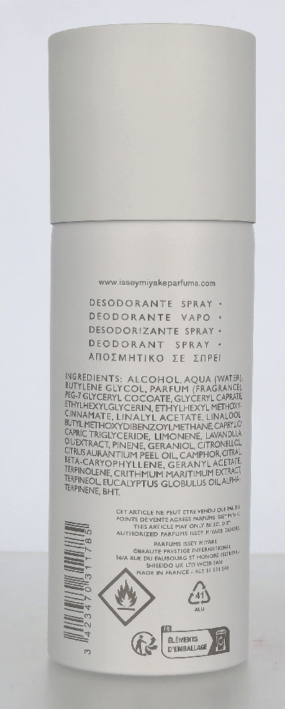 Issey Miyake L'Eau D'Issey Pour Homme Natural Deo Spray 150 ml