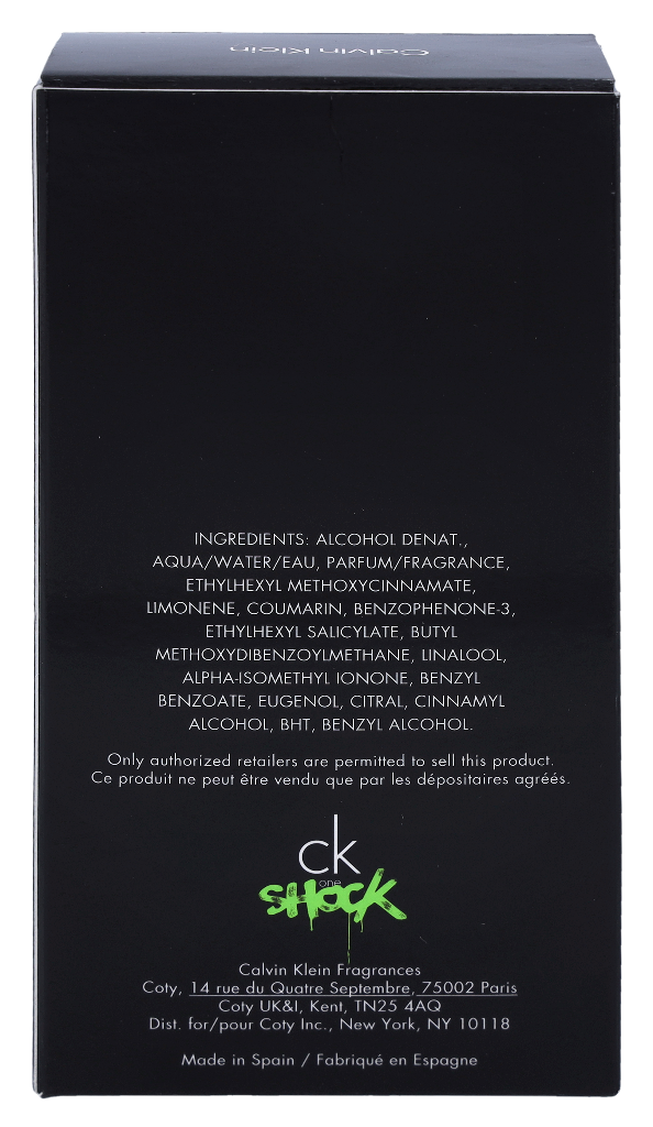 Calvin Klein Ck One Shock Him Edt Spray