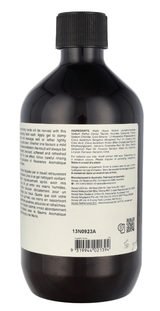 Aesop Reverence Aromatique Hand Wash 500 ml