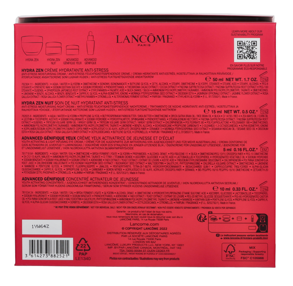 Lancome Hydra Zen Anti-Stress Moisturizing Cream Set 80 ml