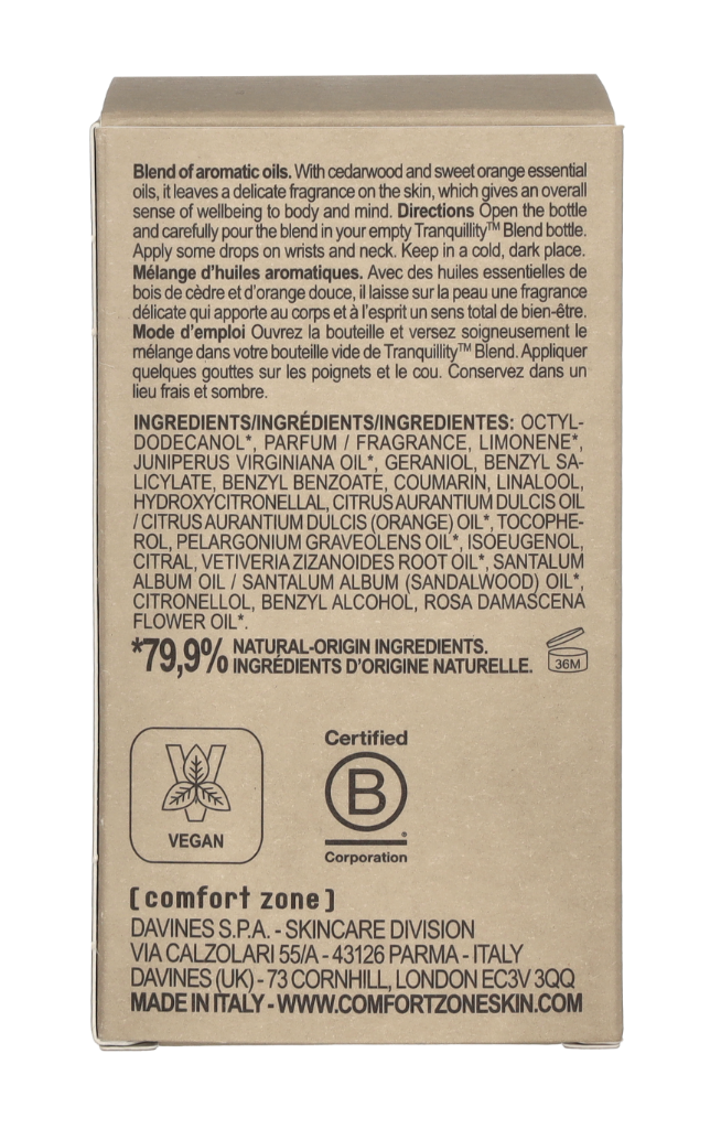 Comfort Zone Tranquillity Blend - Refill 100 ml