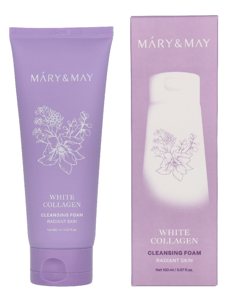 Mary & May White Collagen Cleansing Foam 150 ml