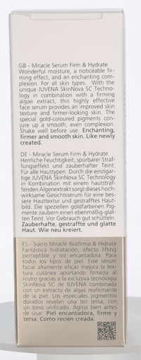 Juvena Miracle Serum Firm & Hydrate 30 ml