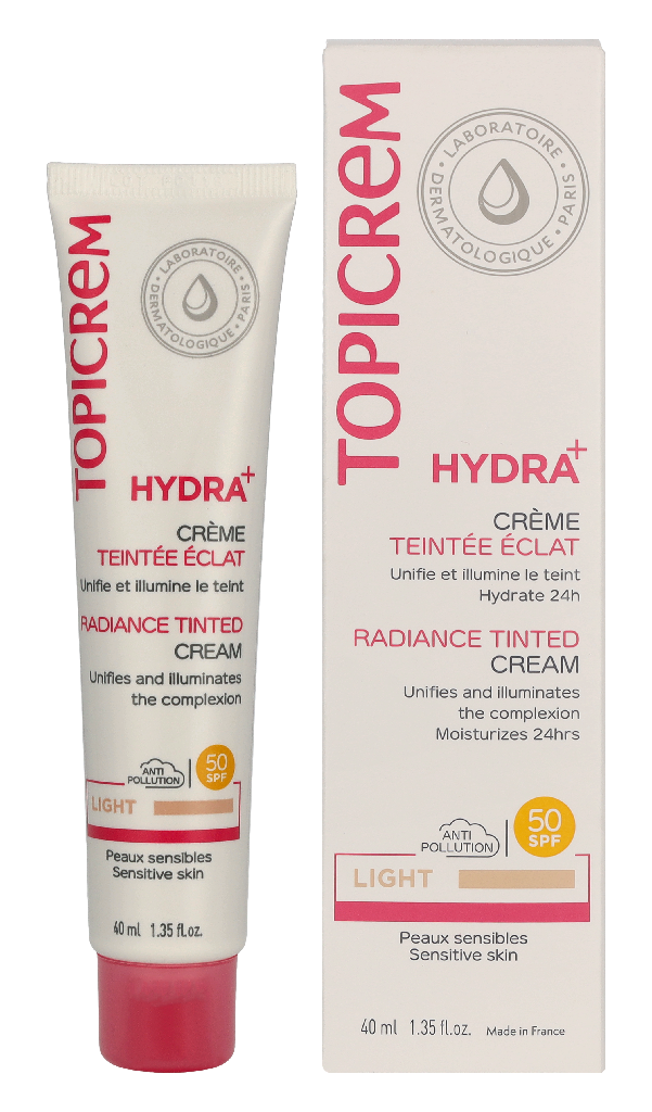 Topicrem Hydra+ Radiance Tinted Cream SPF 50 40 ml