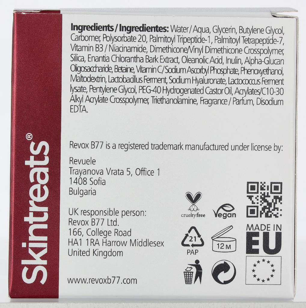 Revox B77 Skintreats Biotic Rebalancing Smoothing Gel 50 ml