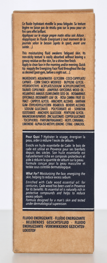 L'Occitane Homme Cade Energizing Fluid 50ml