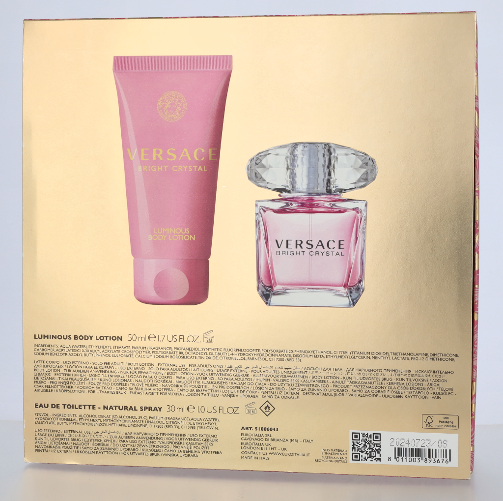Versace Bright Crystal Giftset